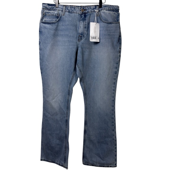FRAME THE LOW BOOT LOW-RISE BOOTCUT BLUE WOMEN JEANS SIZE 34 BRAND NEW WITH TAGS